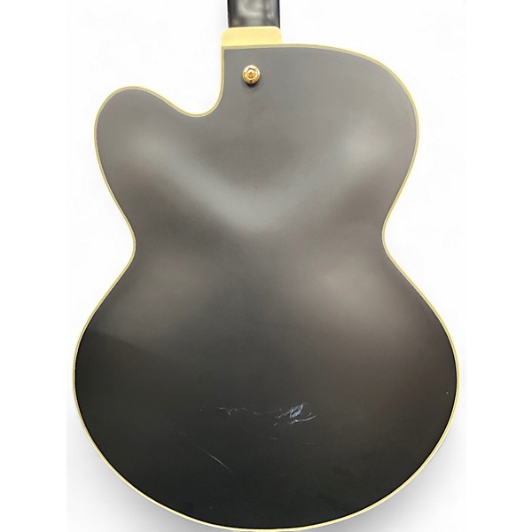 Used Ibanez AF75GBKF Satin Black Hollow Body Electric Guitar