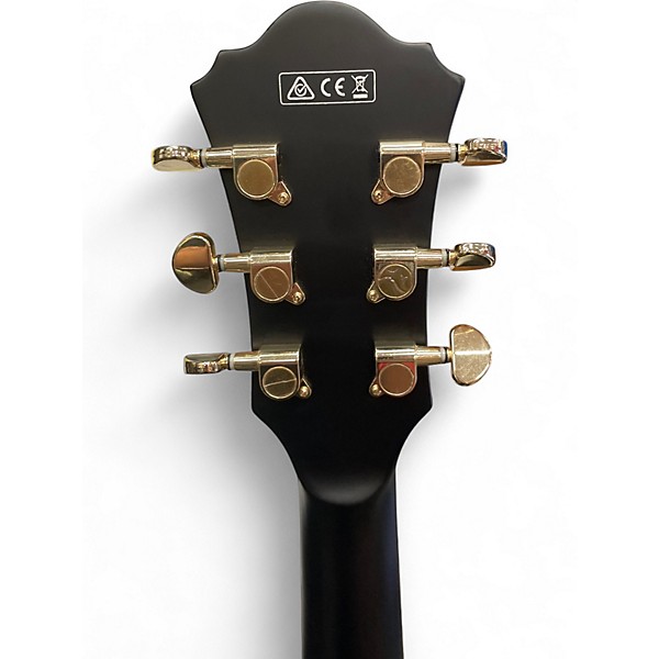 Used Ibanez AF75GBKF Satin Black Hollow Body Electric Guitar