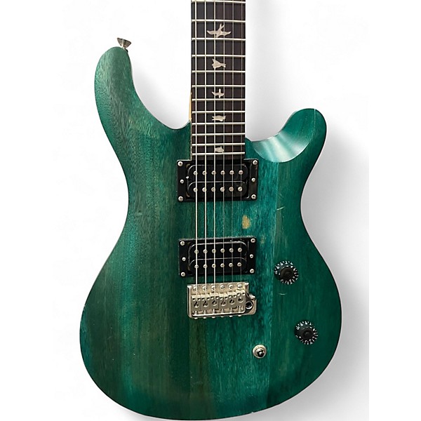 Used PRS SE CE24 Green Solid Body Electric Guitar