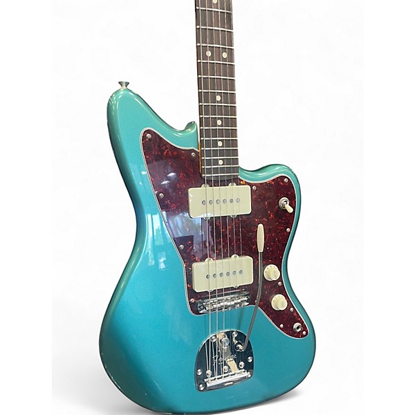 Used Fender Amerian Professional Classic Jazzmaster Faded Sherwood Green Metallic Solid Body Electric Guitar
