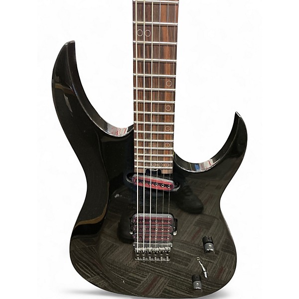 Used Schecter Guitar Research SUNSET TRIAD Black Solid Body Electric Guitar