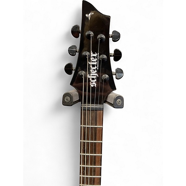 Used Schecter Guitar Research SUNSET TRIAD Black Solid Body Electric Guitar