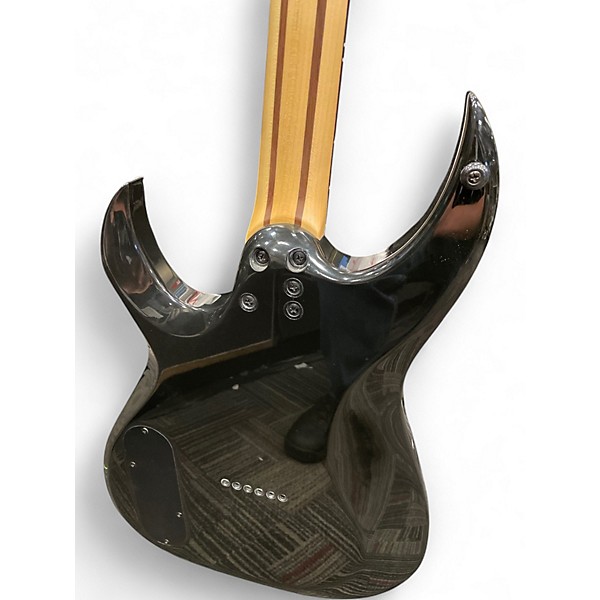 Used Schecter Guitar Research SUNSET TRIAD Black Solid Body Electric Guitar