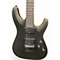 Used Schecter Guitar Research Demon 6 Flat Black Solid Body Electric Guitar