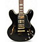 Used 2018 Gibson Custom Shop ES-335 Black Beauty Black Hollow Body Electric Guitar