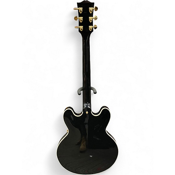 Used 2018 Gibson Custom Shop ES-335 Black Beauty Black Hollow Body Electric Guitar