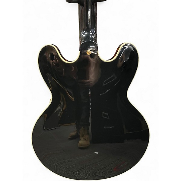 Used 2018 Gibson Custom Shop ES-335 Black Beauty Black Hollow Body Electric Guitar