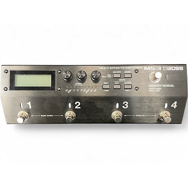 Used BOSS MS3 Multi Effects Switcher Effect Processor