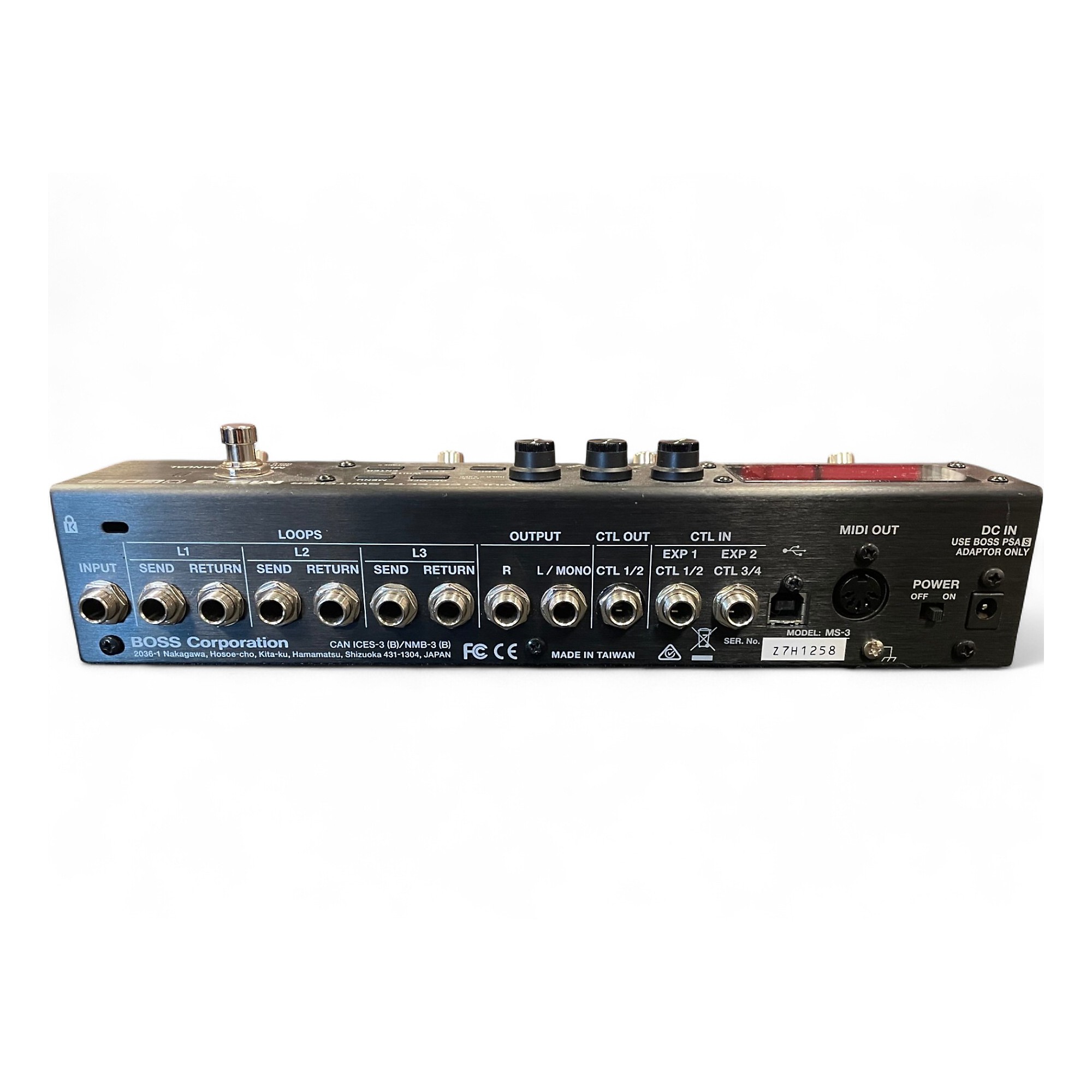 Used BOSS MS3 Multi Effects Switcher Effect Processor | Guitar Center