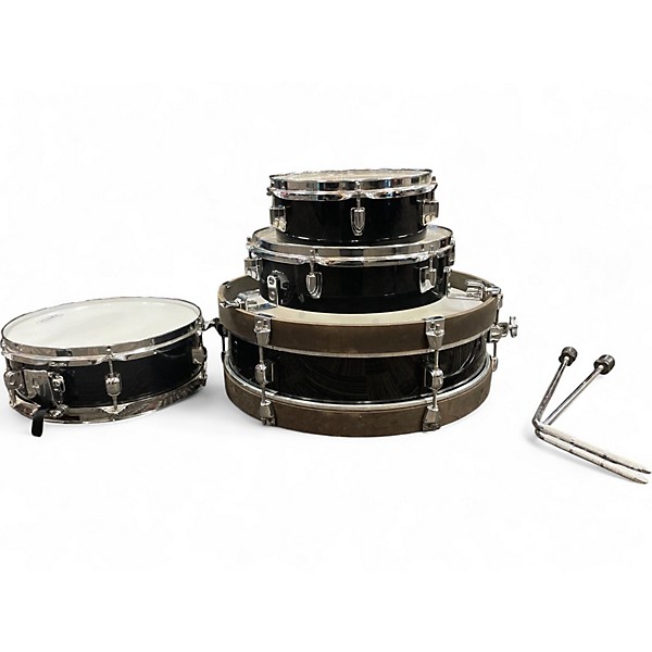 Used TAMA 4 Piece CLUB JAM Black Drum Kit
