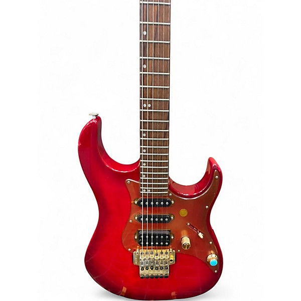 Vintage 1990s Washburn MG70 RED Solid Body Electric Guitar