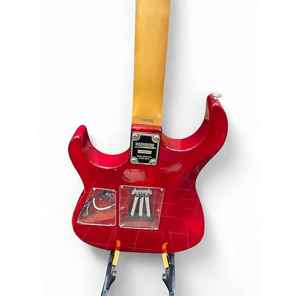 Vintage 1990s Washburn MG70 RED Solid Body Electric Guitar