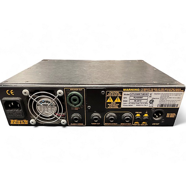 Used Markbass Little Mark Tube 800 Tube Bass Amp Head