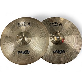 Used Paiste 14in Sound Formula Sound Edge Hi Hat Pair Cymbal