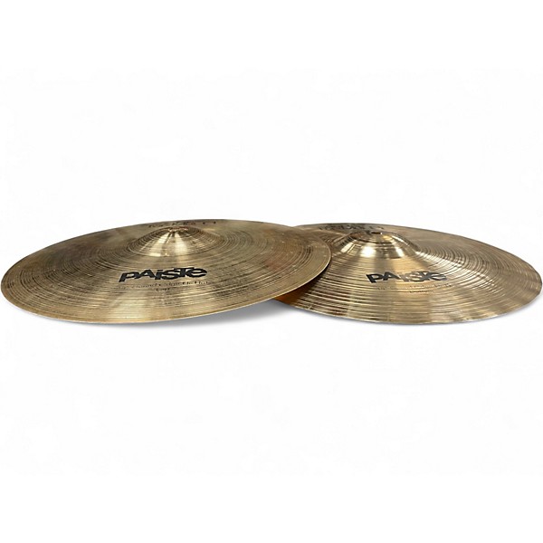 Used Paiste 14in Sound Formula Sound Edge Hi Hat Pair Cymbal