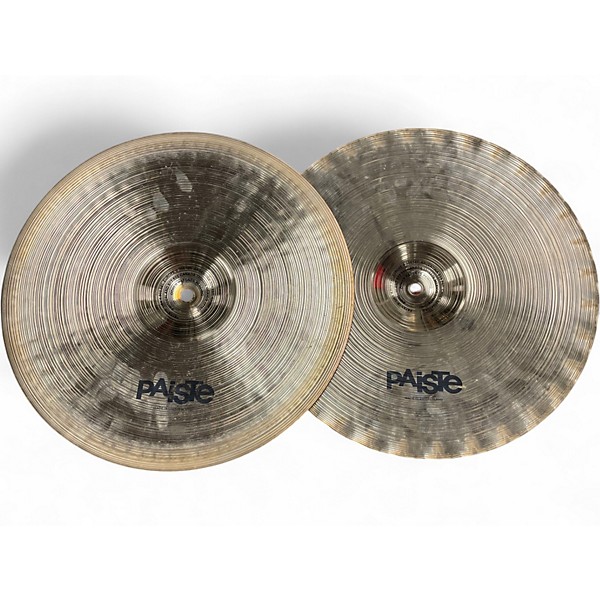 Used Paiste 14in Sound Formula Sound Edge Hi Hat Pair Cymbal