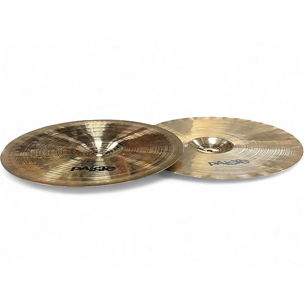Used Paiste 14in Sound Formula Sound Edge Hi Hat Pair Cymbal
