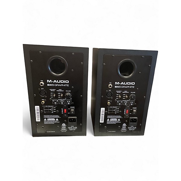 Used M-Audio BX5 GRAPHITE PAIR  Powered Monitor