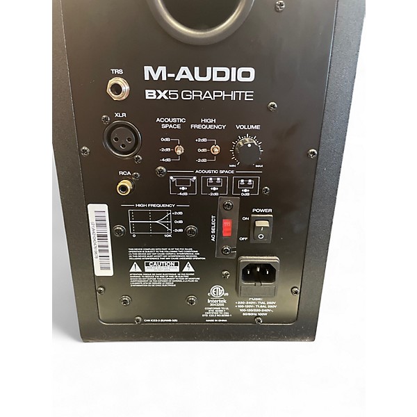 Used M-Audio BX5 GRAPHITE PAIR  Powered Monitor