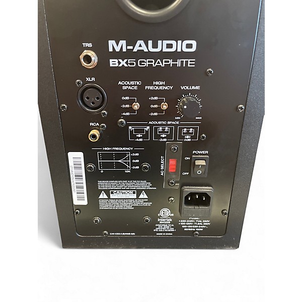 Used M-Audio BX5 GRAPHITE PAIR  Powered Monitor