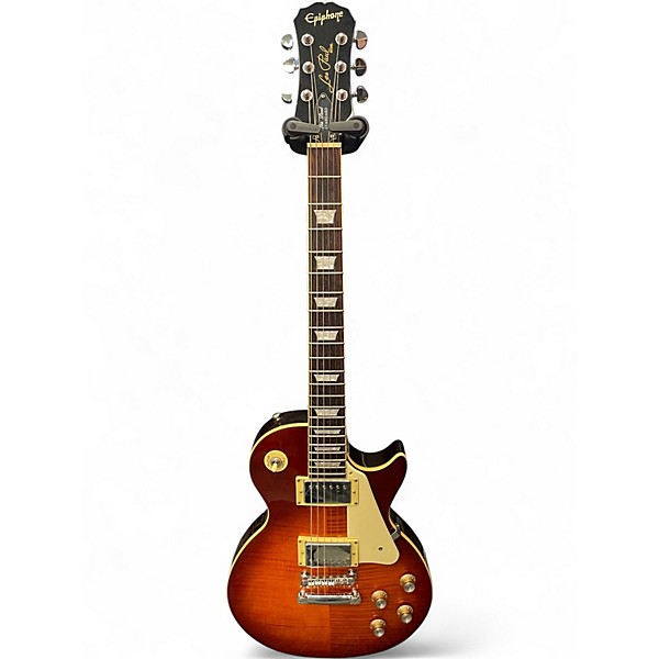 Used Epiphone Les Paul Standard Sunburst Solid Body Electric Guitar
