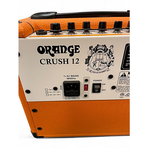 Used Orange Amplifiers Crush 12 Guitar Combo Amp