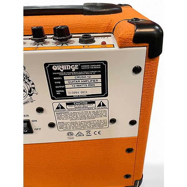 Used Orange Amplifiers Crush 12 Guitar Combo Amp