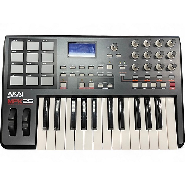 Used Akai Professional MPK25 25 Key MIDI Controller