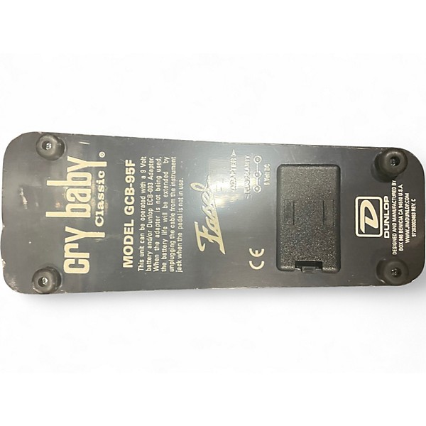 Used Dunlop GCB95 Original Crybaby Wah Effect Pedal