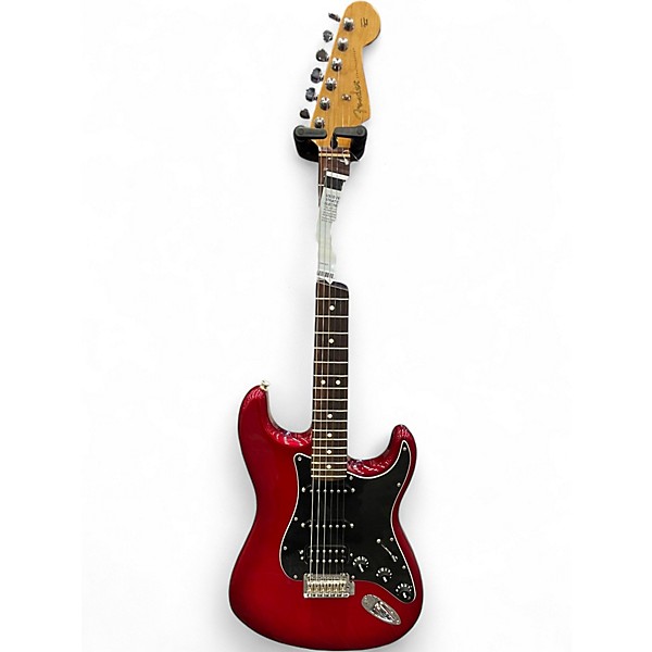 Used Fender hss special strat Cherry Solid Body Electric Guitar