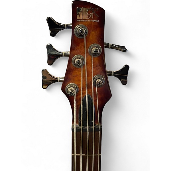 Used Ibanez SR405EQM DRAGON EYE BURST Electric Bass Guitar