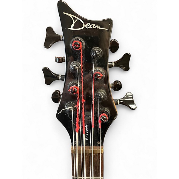 Used Dean Rhapsody 8 8 String Natural Electric Bass Guitar