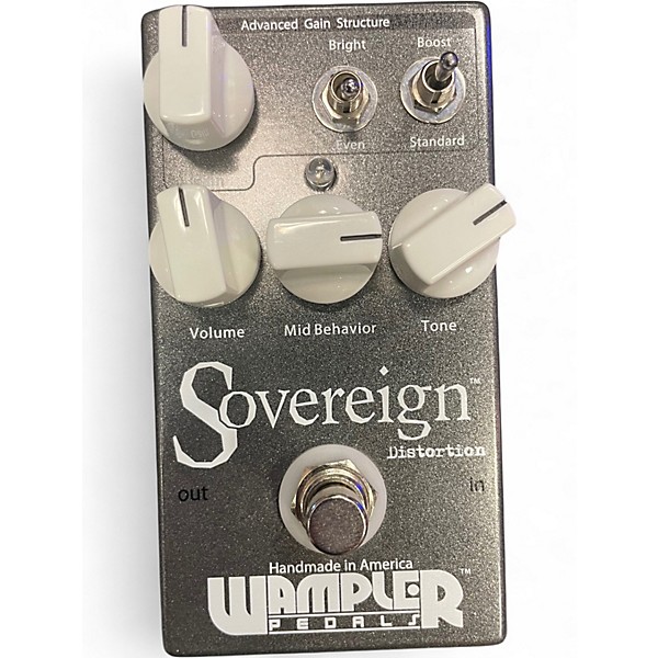 Used Wampler Sovereign Distortion Effect Pedal
