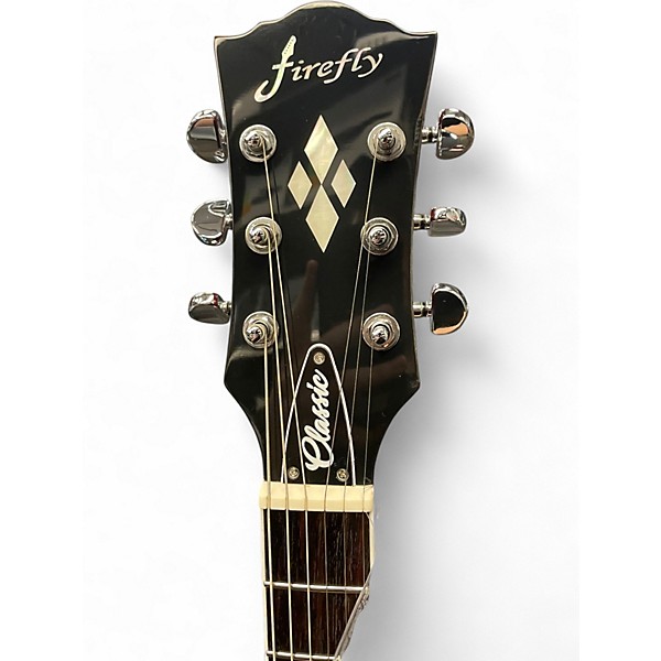 Used Firefly FFSPS Semi Hollow F-Hole LP Style 2 Color Sunburst Hollow Body Electric Guitar