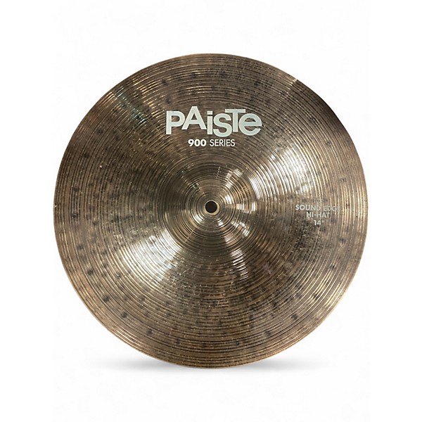 Used Paiste 14in Sound Edge Hi Hat Pair Cymbal