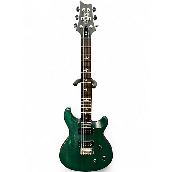 Used PRS SE CE GREEN Solid Body Electric Guitar
