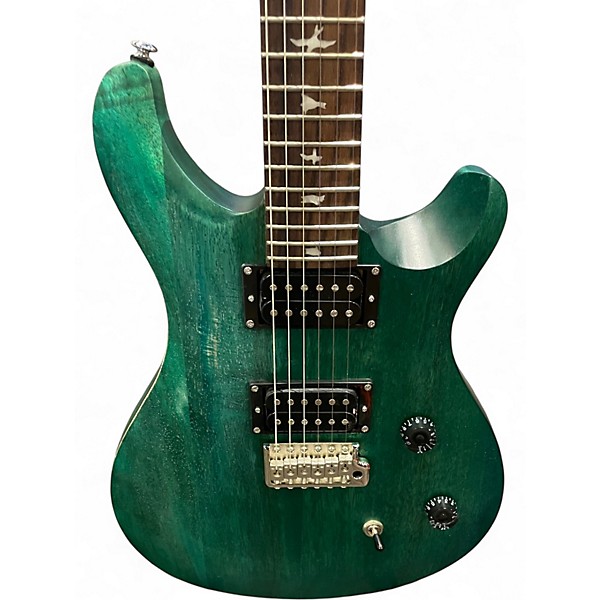 Used PRS SE CE GREEN Solid Body Electric Guitar
