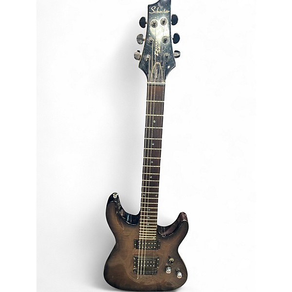 Used Schecter Guitar Research Gryphon Limited Edition Black Solid Body Electric Guitar