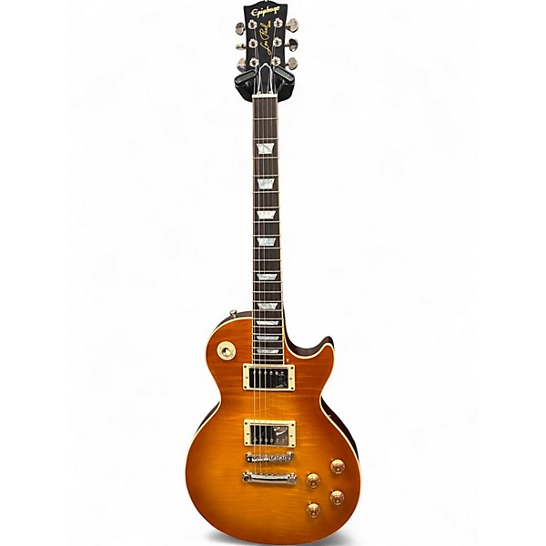 Used 2021 Epiphone inspired by gibson custom shop 1959 les paul Iced Tea Solid Body Electric Guitar