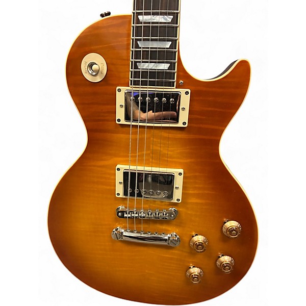 Used 2021 Epiphone inspired by gibson custom shop 1959 les paul Iced Tea Solid Body Electric Guitar
