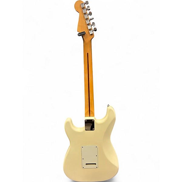 Used 2004 Fender Standard Stratocaster Olympic White Solid Body Electric Guitar