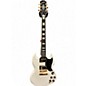 Used 2024 Epiphone sg custom Alpine White Solid Body Electric Guitar thumbnail