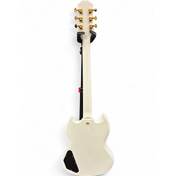 Used 2024 Epiphone sg custom Alpine White Solid Body Electric Guitar