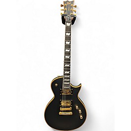 Used 2025 ESP LTD EC1000 Deluxe Satin Black Solid Body Electric Guitar
