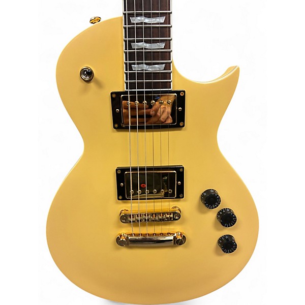 Used 2024 ESP LTD EC256 VINTAGE GOLD SATIN Solid Body Electric Guitar