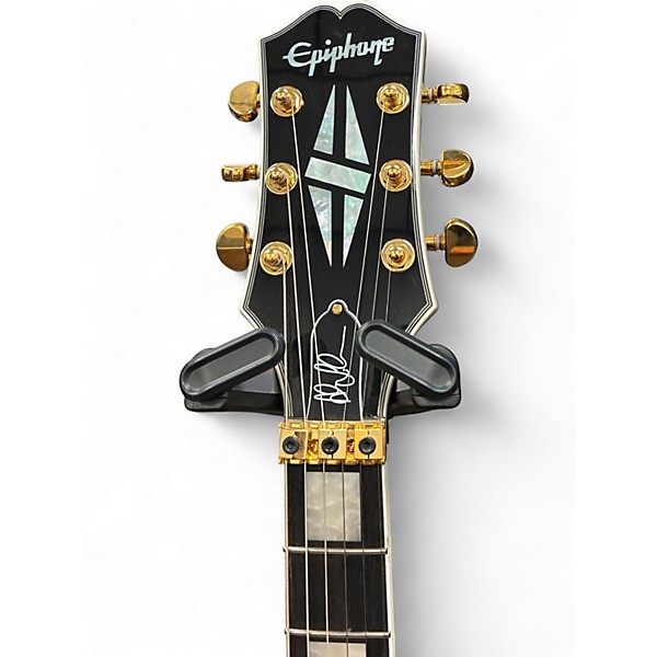 Used 2023 Epiphone alex lifeson les paul axcess WINE RED Solid Body Electric Guitar