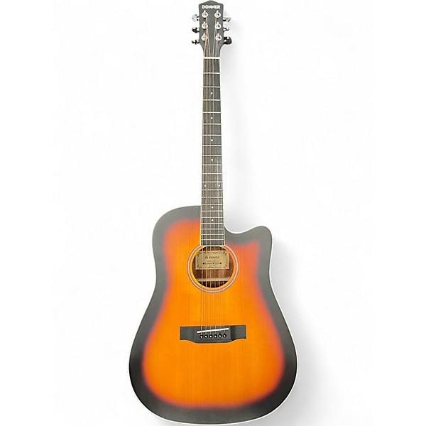 Used Donner DAG-1C Tobacco Burst Acoustic Guitar