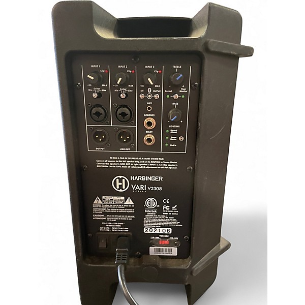 Used Harbinger V2308 Powered Speaker
