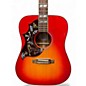 Used Gibson Hummingbird left Handed vintage Cherry Sunburst Acoustic Guitar