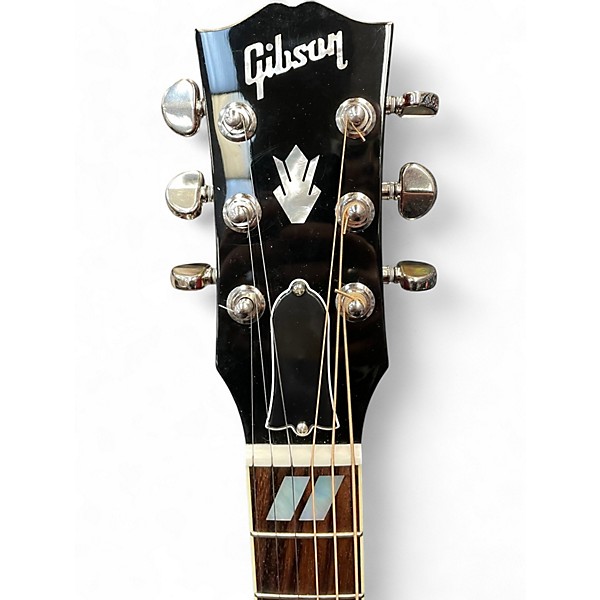 Used Gibson Hummingbird left Handed vintage Cherry Sunburst Acoustic Guitar